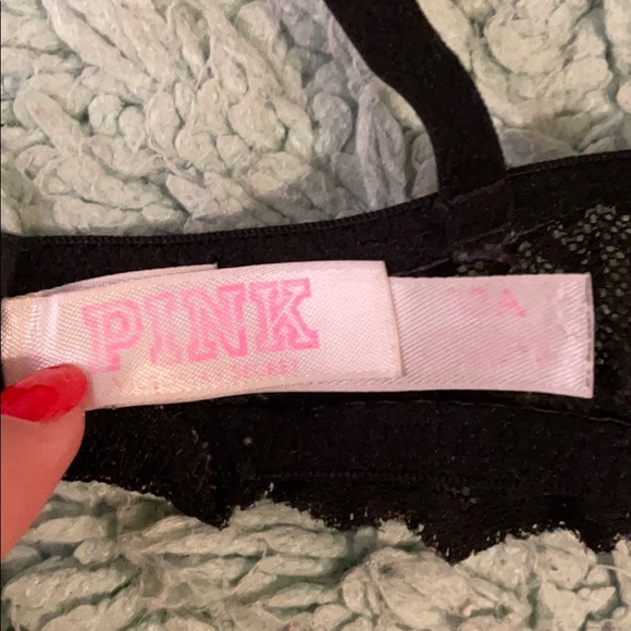 VS PINK BLACK LACE PUSH UP BRA 32A ADJUSTABLE - Picture 3 of 3